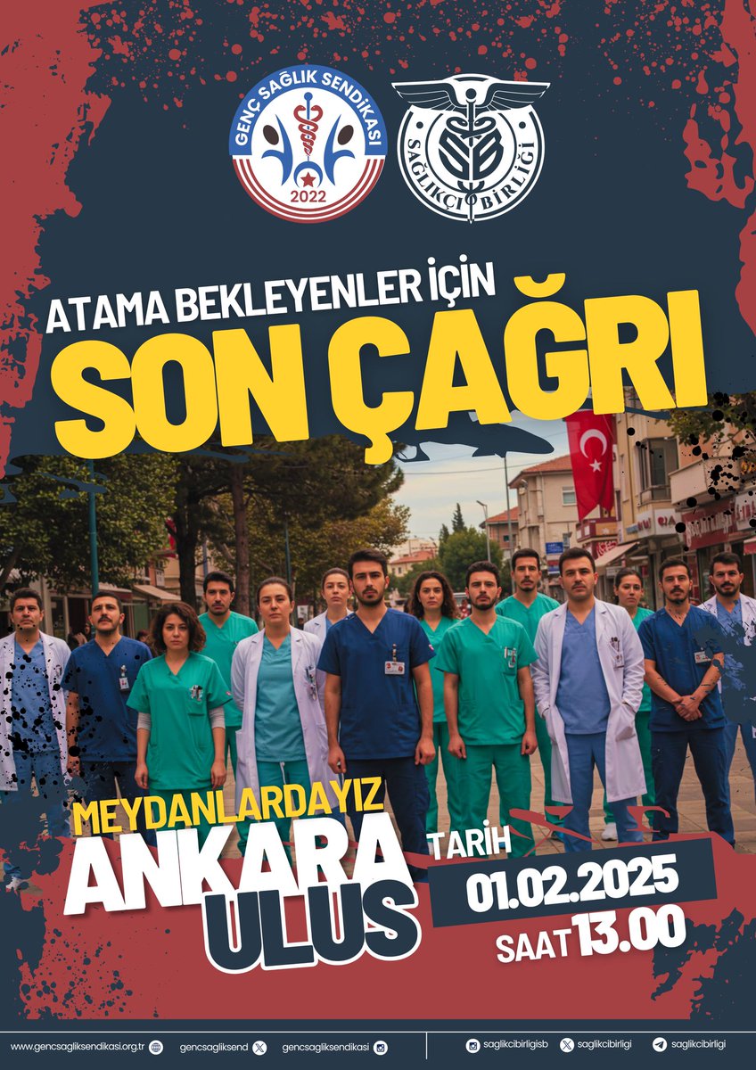 Tüm atama bekleyen sağlıkçılarımızı bekliyoruz.