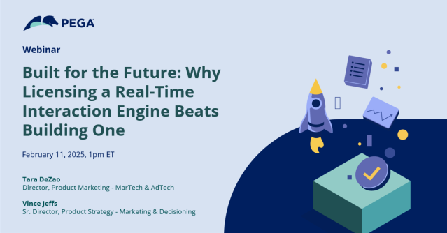 RobinCollyer's tweet photo. Compelling! Join this webinar on February 11th to learn how licensed Real-Time Interaction Management (RTIM) engines enable businesses to deliver hyper-personalized, contextually relevant customer experiences at scale. Register today! https://t.co/LvsYUTYTXH https://t.co/LFqmUpwSNe