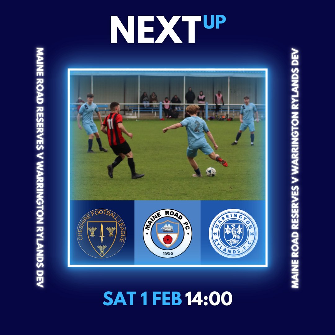 𝐔𝐏 𝐍𝐄𝐗𝐓 | 𝐀𝐓 𝐇𝐎𝐌𝐄

The lads look to continue their fine start to 2025 at Brantingham this weekend, can we make it 3 out of 3?

Refreshments are available all game, we look forward to seeing you there

🆚 | Warrington Rylands FC Development
📅 | Saturday 1 February
🕑