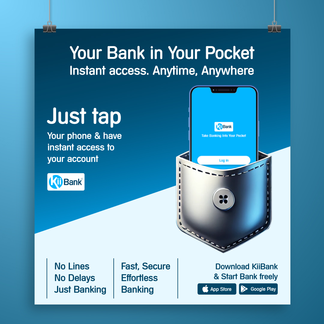 KiiBankOfficial's tweet image. No Lines. No Delays. Just Banking. 🤩

Your bank is now in your pocket! 📲 

Get instant access to your money anytime, anywhere with KiiBank. 

Would you ditch traditional banking for a 100% mobile experience? 🤔 Drop a 💙 if yes!

#KiiBank #InstantBanking #BankAnywhere
