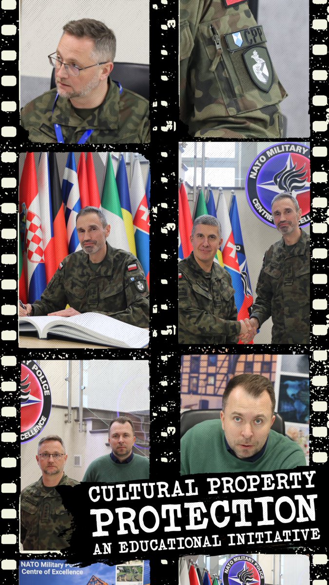 NATO Military Police Centre of Excellence (@mp_coe) on Twitter photo On 23 January 2025, we hosted a working visit of delegation of International Centre for Training and Research on Cultural Heritage in Danger led by Acting Director, Lt. COL Karol Molka.
#WeAreNATO On 23 January 2025, we hosted a working visit of delegation of International Centre for Training and Research on Cultural Heritage in Danger led by Acting Director, Lt. COL Karol Molka.
#WeAreNATO