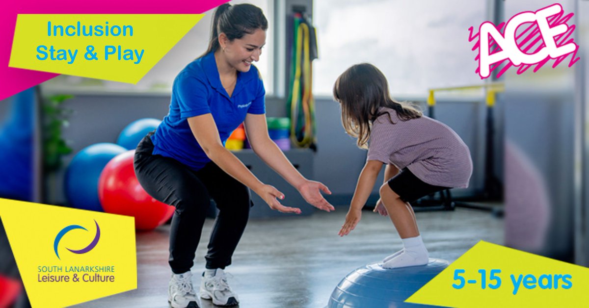 Sport & Health Development SLLC (@sportnhealthsl) on Twitter photo #INCLUSION | We have spaces available at our ACE Stay & Play Session at Cambuslang Institute on a Thursday from 4.45-6.15pm.
To enquire about this or any of our other ACE Inclusion sessions please use this link: buff.ly/40TSht0
<a href="/ActiveSchoolsSL/">Active Schools S-Lan</a> <a href="/SLDS_tweets/">South Lanarkshire Disability Sport</a> #INCLUSION | We have spaces available at our ACE Stay & Play Session at Cambuslang Institute on a Thursday from 4.45-6.15pm.
To enquire about this or any of our other ACE Inclusion sessions please use this link: buff.ly/40TSht0
<a href="/ActiveSchoolsSL/">Active Schools S-Lan</a> <a href="/SLDS_tweets/">South Lanarkshire Disability Sport</a>