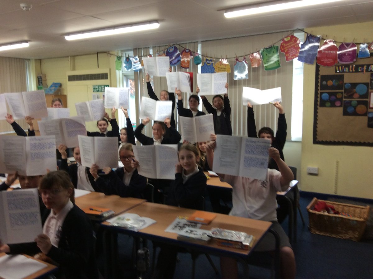 Amazing writing from our Y6s this morning. They have worked incredibly hard and produced some wonderful, mature writing. Well done everyone!