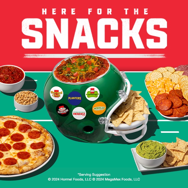 RussMarket's tweet image. Snack fans everywhere choose Hormel. Because sometimes, it's more about the food than the football. 
Serve up game day treats with Hormel in our store: russmarket.com/my-store/store…