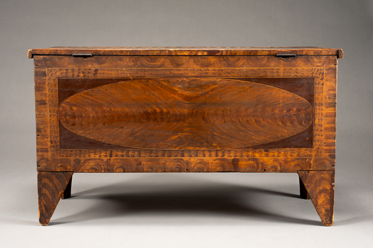 Happy #FurnitureFriday! We hope you enjoy this fancifully painted blanket chest on display in the Flynt Center exhibition, “Vermont Furniture from the Alley Collection,” open with free admission every Sat &amp; Sun until Feb 23.