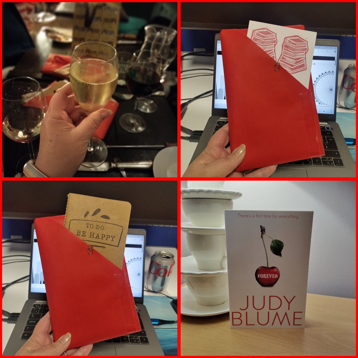 BookMinxSJV's tweet photo. Fantastic #NearestDearest #bookclub with @Isabelle_Broom @FannyBlake1 @louise_candlish @FabFrosty at @LaFromagerieUK last night. Fizz was drunk, cheese was eaten, books were swapped and gossip was shared. Delighted to get stuck into my first Judy Blume, thanks Claire x https://t.co/bnR8EUfNir