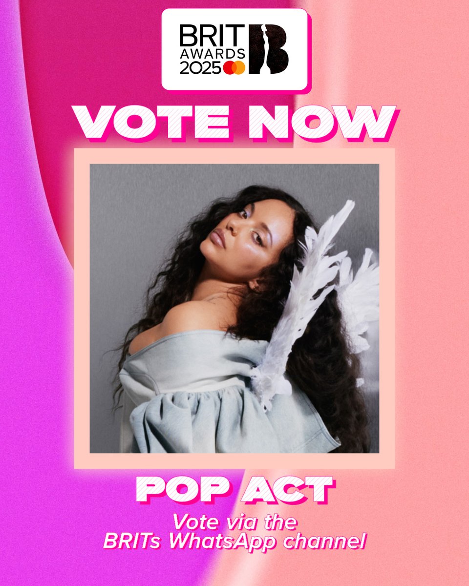 JADE (@jadethirlwall) on Twitter photo It's time... <a href="/BRITs/">BRIT Awards</a> voting is open now huns โผ๏ธ
You can vote for me in the Pop Act category via the link in my bio ๐โจ You can vote once a day from anywhere in the world! Votes reset at midnight GMT. Thank you my lovelies ๐ซถ๐ฝ
brits.lnk.to/vote It's time... <a href="/BRITs/">BRIT Awards</a> voting is open now huns โผ๏ธ
You can vote for me in the Pop Act category via the link in my bio ๐โจ You can vote once a day from anywhere in the world! Votes reset at midnight GMT. Thank you my lovelies ๐ซถ๐ฝ
brits.lnk.to/vote