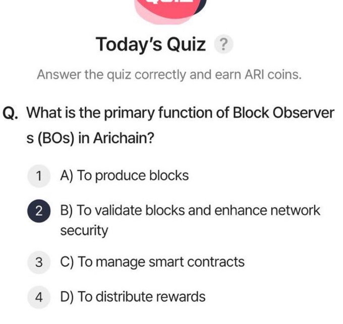 rebusa07's tweet image. #arichain  WALLET Daily Quiz Answer ! 
🗓 Date : 31 JAN 2025

📷 Answer : B)
📷 Reff Code :  679a54ca249fc  (+50 ARI)

Download wallet
IOS apps.apple.com/id/app/ari-wal……) 
Android (play.google.com/store/apps/det……)