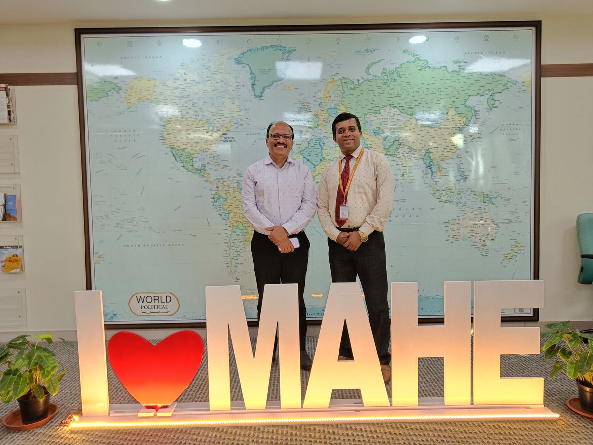 Dr Karunakar A Kotegar, Pro President (Pro VC) Manipal University Jaipur and former Director International Collaborations, MAHE Manipal visited OIAC Manipal.