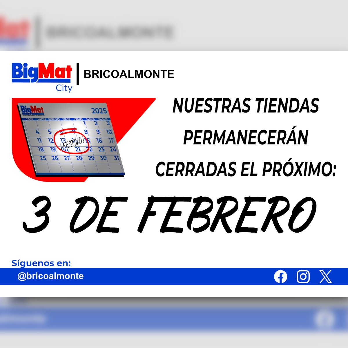 Ya vamos a comenzar #febrero y llega un día muy especial para todo el mundo que vive en #Tenerife. El próximo #2defebrero es el día de nuestra patrona, la #VirgendeCandelaria. Pero al caer en un domingo, para homenajearla como debe ser, el #3defebrero cerramos nuestra tienda.