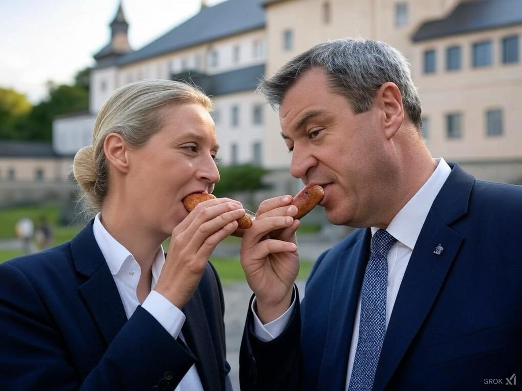 StephanJausT's tweet image. Söder lacht sich schlapp. Er hat mit Dobrindts Hilfe ganze Arbeit geleistet und Merz in die Falle gelockt. Jetzt wäre der frei für den Wurst-Maggus, wenn sich nicht noch Wüst oder Günther melden.
Reine Spekulation.
#MerzKannNichtKanzler #MerzHatFertig