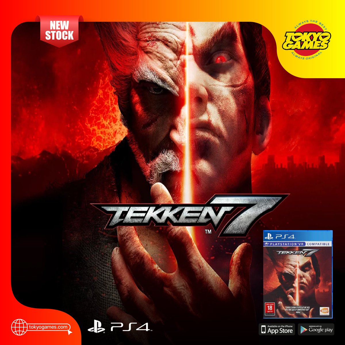tokyogames's tweet image. كميات جديدة لأشهر الألعاب في ألعاب طوكيو 😍🎮🔥

New stocks of the Most Popular games at Tokyo Games 😍🎮🔥

#needforspeedrivals #tekken7 #riseofthetombraider #PS4 #PlayStation #Sony #Newstock #jeddah 
#سوني #العاب_طوكيو #جدة