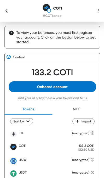 🚀 Big News for #MetaMask users! We're thrilled to introduce our new Snap that brings the power of the <a href="/COTInetwork/">COTI Foundation</a>  blockchain and private tokens right to your wallet. 🔒✨ Get ready for enhanced privacy and seamless crypto experiences! Stay tuned for the launch! 👀🔥 #StayCOTI