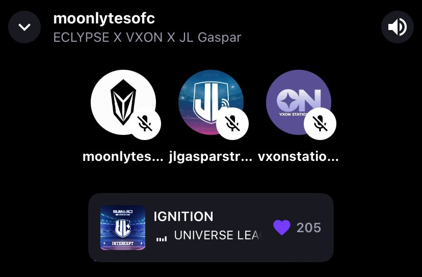 The streaming collaboration tonight has already started. Join us as stream with Moonlytes and Vixies! 

🔗: stationhead.com/moonlytesofc

#JLGaspar #제이엘 #UniverseLeague  
#유니버스리그 #JL #아홉 #AHOF