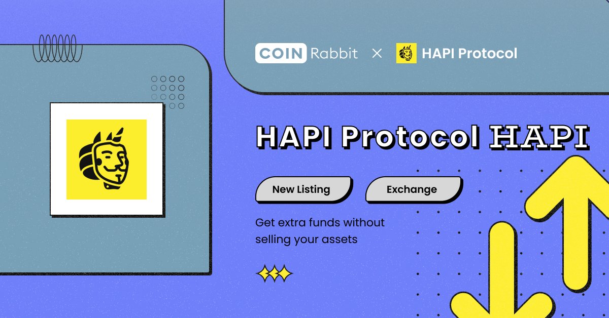 CoinRabbitLoans's tweet image. 🚀 Listing Update!

$HAPI by @i_am_hapi_one is now available for exchange &amp;amp; wallet services on CoinRabbit! 🔥

HAPI is a security and reputation protocol that provides on-chain activity scoring for businesses and users by leveraging AI and Machine Learning algorithms.

Manage…