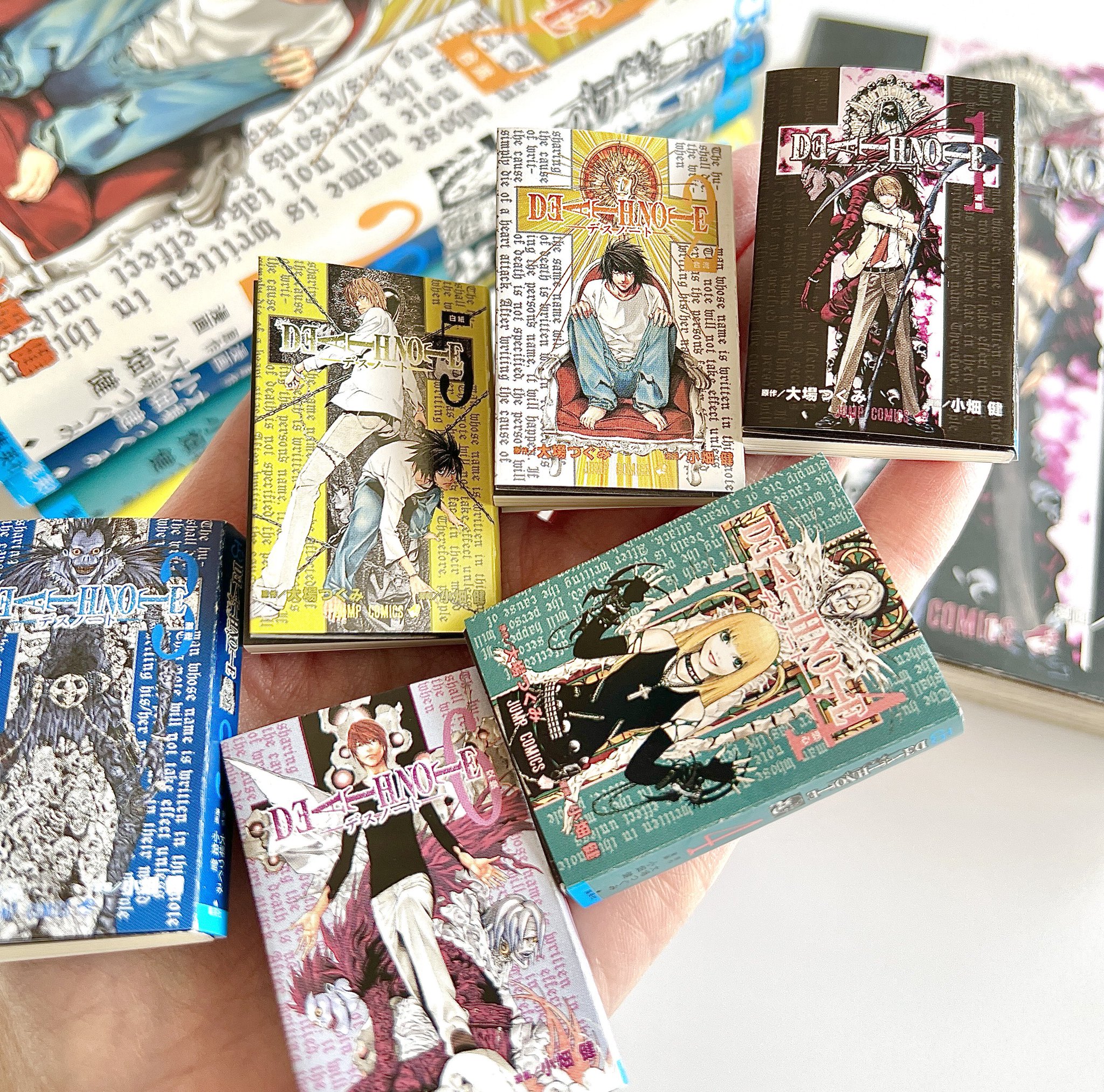 デスノート 豆ガシャ本 1巻〜12巻 全12種 豆本 コンプリート コンプ