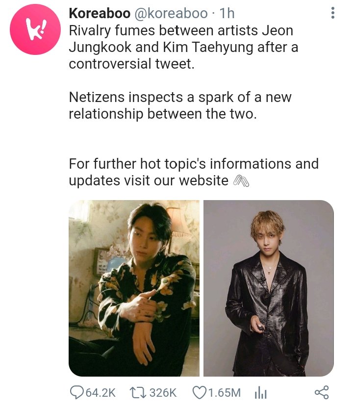 milkyjm_'s tweet photo. #taekook #taekookau wherein; 
rival idols jeon jungkook's and kim taehyung's real feelings unravel for each other following a tweet from an astrology account. https://t.co/PFPrNpTNi7