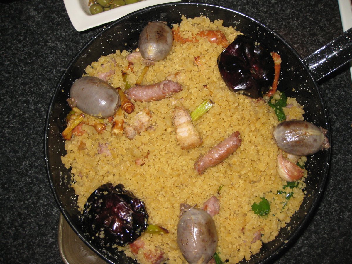 A_SanchezColl's tweet image. Migas al Modo Mio.