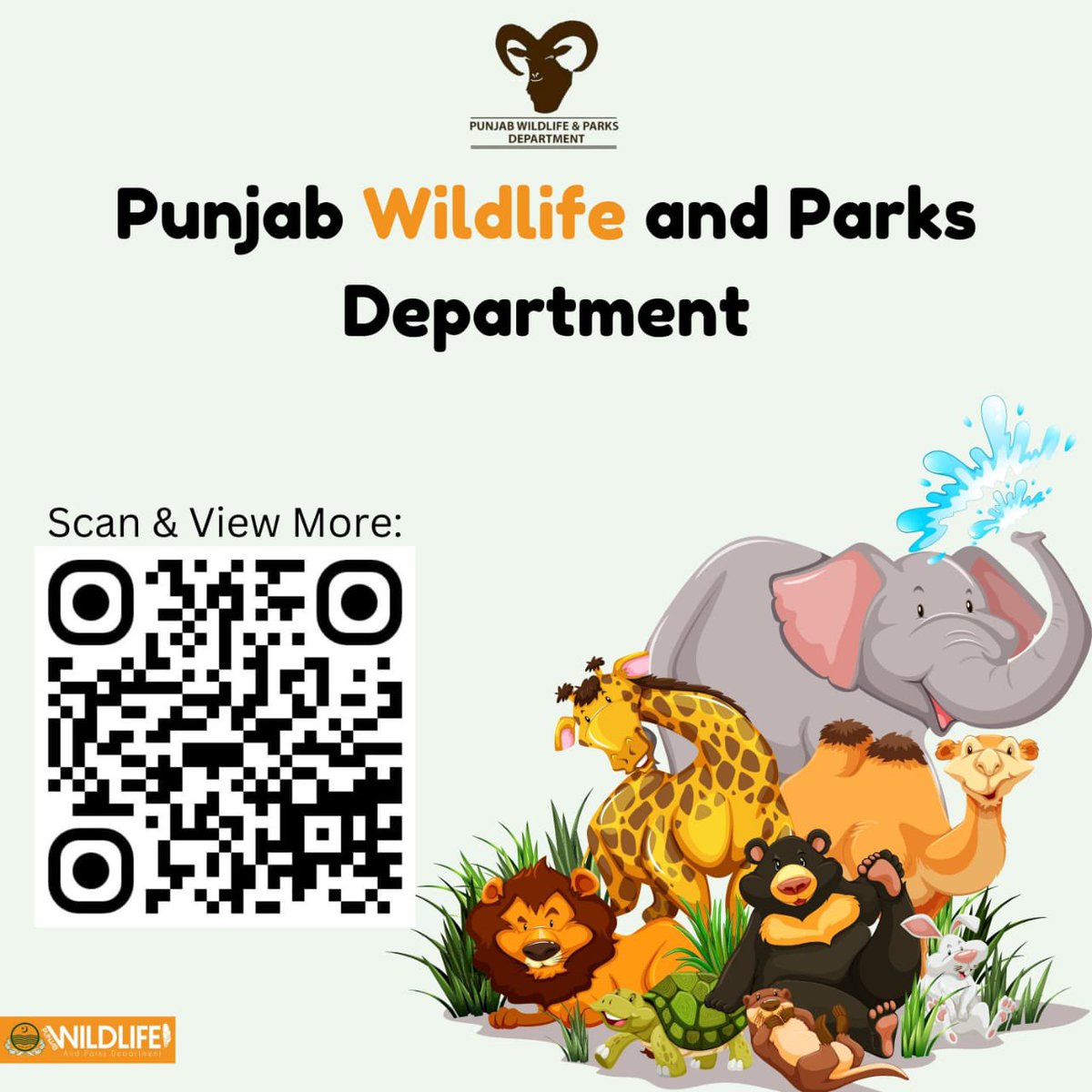 Punjabwildlife_'s tweet photo. Scan &amp; get in touch with all activities related to Wildlife and Parks department on social media! 
.
.
#scan #scanningcode #code #code #scanningtechnology #wildlife #fyp #foryoupage #foryoupageシ #trend #socialmedia #wildifeplanet #wildanimals #wildspecies #animals #birds https://t.co/8E04WgAIfA