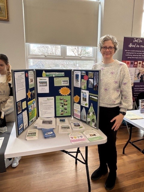 On Wednesday our Chief Officer Becky went to Poynton Volunteer Fair to promote the work the Bridgend Centre does in the area and to tell people about volunteer opportunities at the Centre. It was a great way to promote our work and link up with other voluntary organisations.