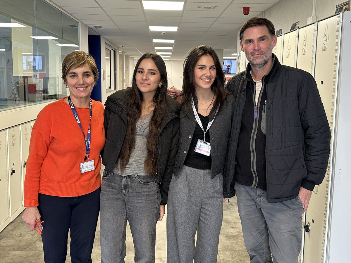 Dutch/Spanish alumna Sara van Bilsen Valmaña ‘24, who attended <a href="/ASBschool/">American School of Barcelona</a> from PK4-12, stopped by campus on a short break from her studies at  Maastricht University, where she’s pursuing Econometrics and Operations Research. 🇳🇱 Her sister Inés is currently in G10.

#ASBalumni