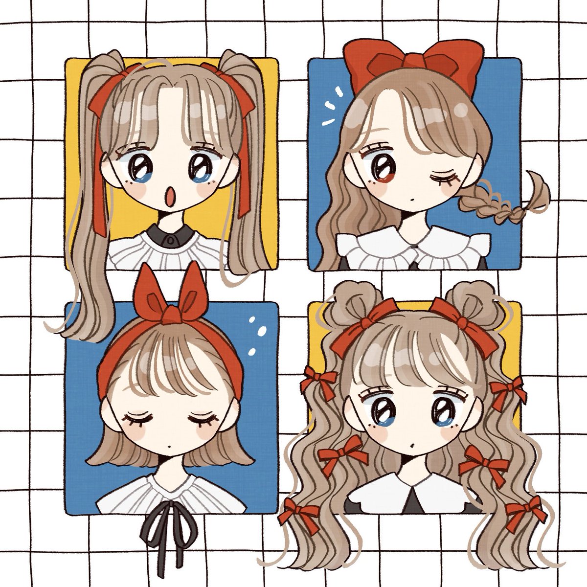 #今月描いた絵を晒そう
1月はありがたい事にご依頼絵を中心に描いていたので新規絵は少ないですが、2月は良いお知らせができるように新規絵もがんばります!今月もありがとうございました🎀