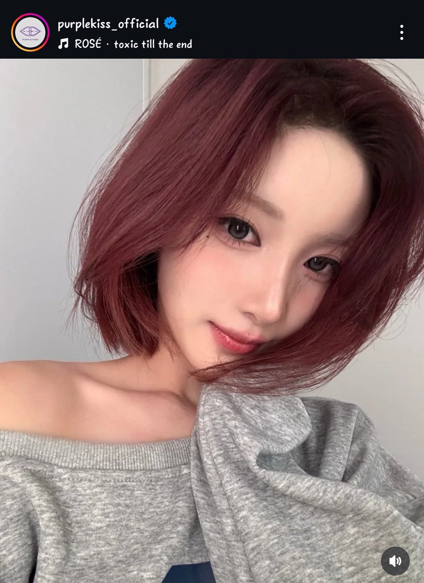 Yuki, a member of the South Korean girl group PURPLE KISS, used "Toxic Till The End" by Rosé in her recent Instagram post 🥰🫶🏻

#로제 #ROSÉ
