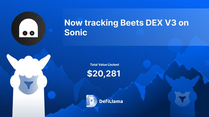 _DEXHUB's tweet photo. 💫 @DefiLlama Now tracking @beets_fi DEX V3 on @SonicLabs

💠 #Beets is a next-gen decentralized investment platform designed for the future of finance. 

🧬 Beets is more than just a DEX, providing versatile and adaptable tools for the evolving industry.

🔽VISIT
https://t.co/YFlA6hdt0P