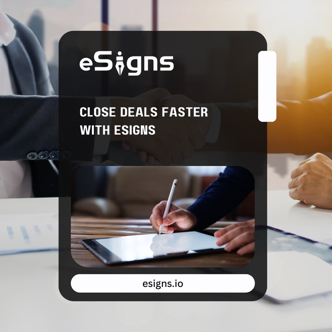 eSignsSoftware's tweet image. Stop chasing signatures! Track contracts, automate follow-ups, and speed up approvals with secure, AI-driven tools. Your sales team will thank you #eSigns #documentmanagementsystem #esignatures #documentsigning #electronicsignature #digitalsignaturesoftware #remotesigning