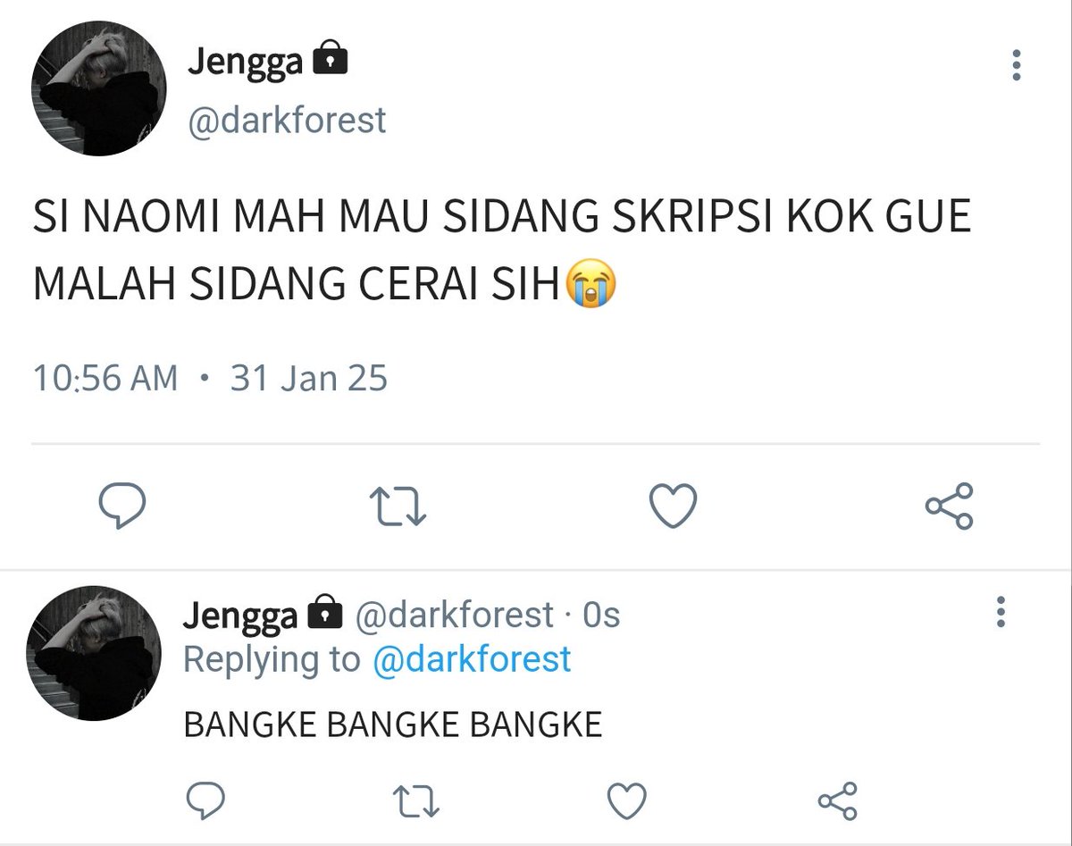beauxreves24's tweet photo. #nalajengga ; cerai
jenrina bluesy few tweets au https://t.co/n6XCFpTYXS