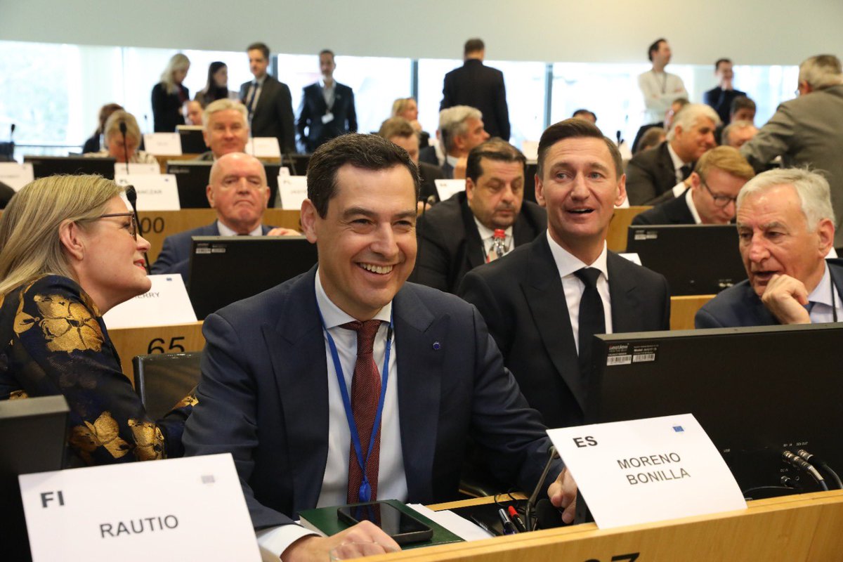 EPP Group CoR (@epp_cor) on Twitter photo <a href="/sarirautio/">Sari Rautio 🏳️🌈💜</a> <a href="/EPP/">EPP</a> <a href="/EU_CoR/">European Committee of the Regions</a> Congrats to <a href="/JuanMa_Moreno/">Juanma Moreno</a> on being elected as the <a href="/EPP_CoR/">EPP Group CoR</a> candidate for President of the <a href="/EU_CoR/">European Committee of the Regions</a>! 🎉
Wishing him every success on the road ahead!
#EPPfamily <a href="/EPP/">EPP</a> <a href="/AndaluciaJunta/">Junta de Andalucía</a> <a href="/ppandaluz/">PP de Andalucía</a> <a href="/ppopular/">Partido Popular</a> <a href="/ppeuropeoo/">Partido Popular Europa</a> <a href="/sarirautio/">Sari Rautio 🏳️🌈💜</a> <a href="/EPP/">EPP</a> <a href="/EU_CoR/">European Committee of the Regions</a> Congrats to <a href="/JuanMa_Moreno/">Juanma Moreno</a> on being elected as the <a href="/EPP_CoR/">EPP Group CoR</a> candidate for President of the <a href="/EU_CoR/">European Committee of the Regions</a>! 🎉
Wishing him every success on the road ahead!
#EPPfamily <a href="/EPP/">EPP</a> <a href="/AndaluciaJunta/">Junta de Andalucía</a> <a href="/ppandaluz/">PP de Andalucía</a> <a href="/ppopular/">Partido Popular</a> <a href="/ppeuropeoo/">Partido Popular Europa</a>