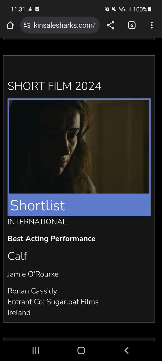Carbonated Comet (@carbonatedcomet) on Twitter photo We are absolutely delighted that our <a href="/IFTAAcademy/">IFTA Academy</a> winning <a href="/ScreenIreland/">Screen Ireland</a> & <a href="/VirginMediaIE/">Virgin Media Ireland</a> funded short film 'Calf' has been nominated for 5 awards at this year's <a href="/SharkAwards/">The Shark Awards</a>
The film has had an incredible journey and we are happy to see some of our amazing collaborators! We are absolutely delighted that our <a href="/IFTAAcademy/">IFTA Academy</a> winning <a href="/ScreenIreland/">Screen Ireland</a> & <a href="/VirginMediaIE/">Virgin Media Ireland</a> funded short film 'Calf' has been nominated for 5 awards at this year's <a href="/SharkAwards/">The Shark Awards</a>
The film has had an incredible journey and we are happy to see some of our amazing collaborators!