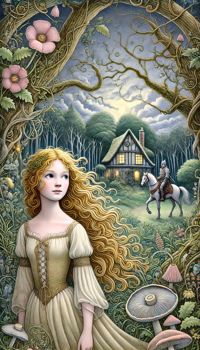 StoryHealer's tweet image. #FairyTaleFriday #truebeauty 

Ceinwen 
“true beauty is found not in mirrors, but in the goodness of one’s heart.”

In a distant land, surrounded by dense forests and enchanted rivers, lived a maiden named Ceinwen. She was simple in appearance, with hair like willow bark and eyes
