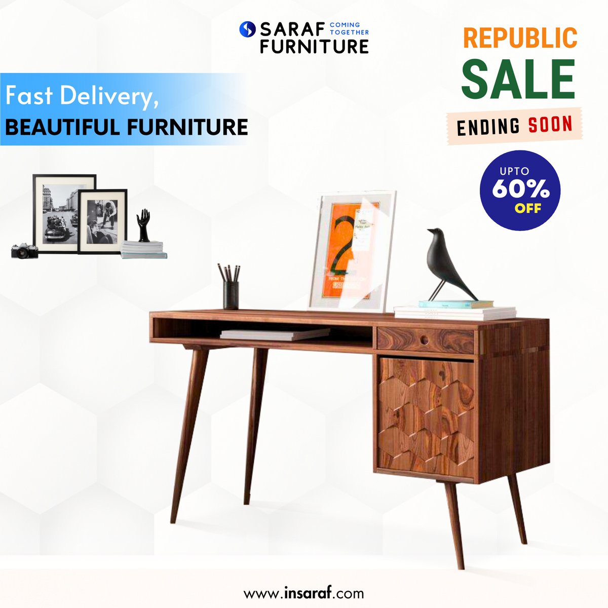 Saraffurniture's tweet image. 🏡 Redecorate your home effortlessly with Saraf’s ready-to-ship furniture. Shop now!
#QuickDelivery #ReadyToShip #SarafComfort