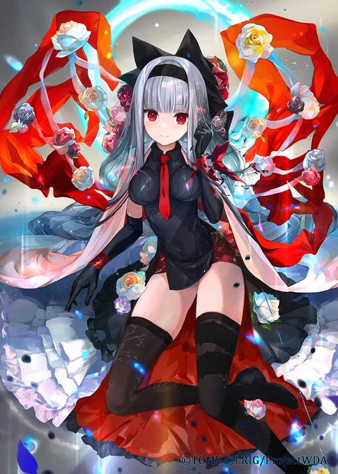 1月31日発売の #WIXOSS 拡張パック"FORTH SELECTOR"で 黒愛の花嫁 アルフォウ を担当させて頂きました。Lv4のアルフォウも可愛がってあげてください!!!#ウィクロス発売記念 