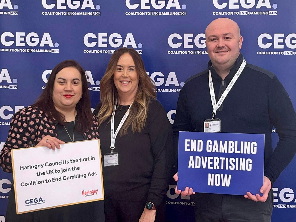GamLearn's tweet image. GamLEARN was happy to be part of the conference supporting Haringey who are the first UK council to join the Coalition to End Gambling Ads. #GamLEARN #EndGamblingHarm #Haringey #GamblingAds #GamblingRelatedHarm
@haringeycouncil @endgamblingads