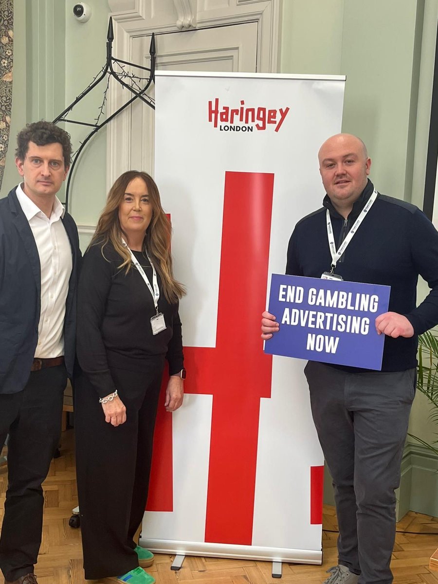 GamLearn's tweet image. GamLEARN was happy to be part of the conference supporting Haringey who are the first UK council to join the Coalition to End Gambling Ads. #GamLEARN #EndGamblingHarm #Haringey #GamblingAds #GamblingRelatedHarm
@haringeycouncil @endgamblingads
