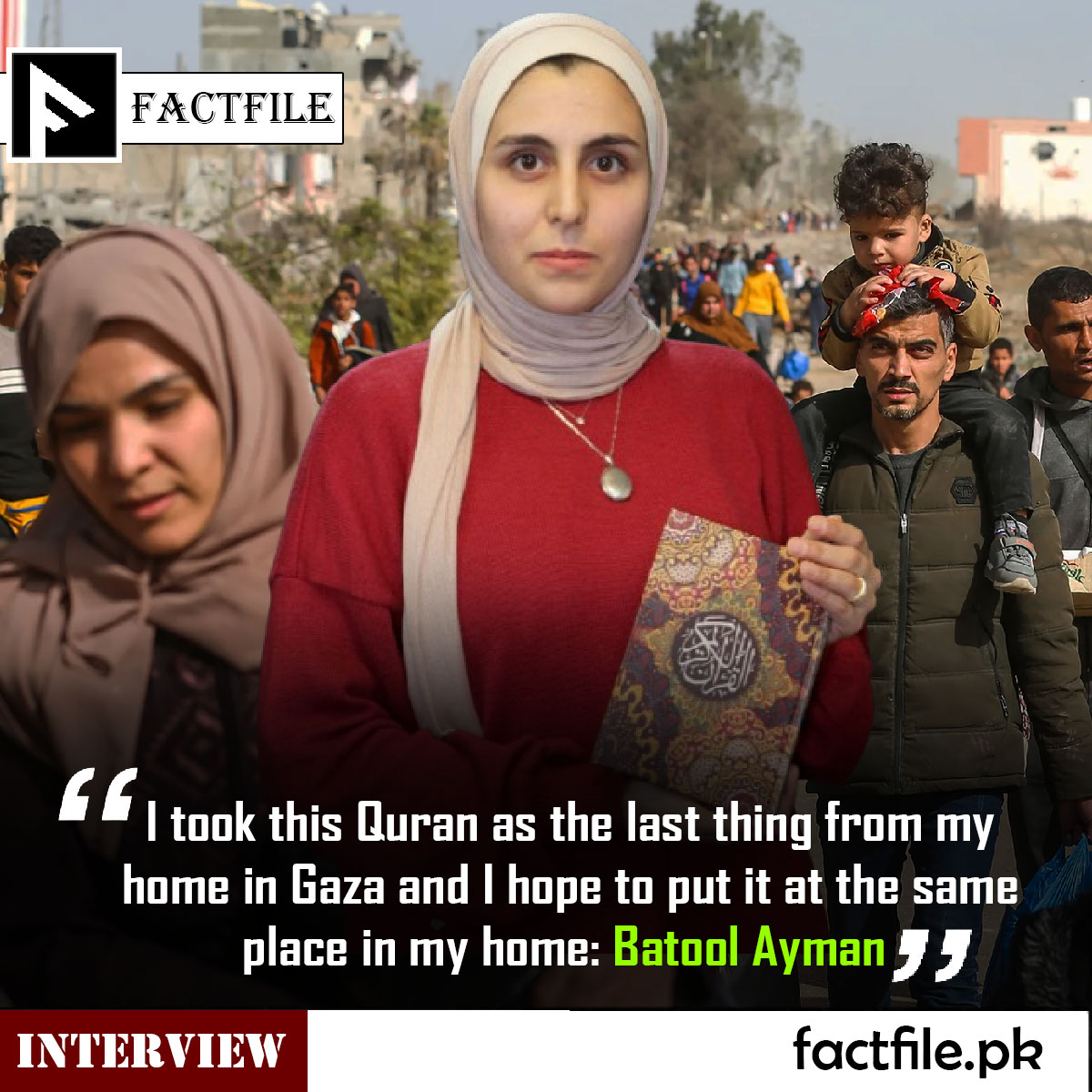 FactFile_Pk's tweet photo. An interview with Batool Ayman Abdul Hadi Abu Shaban who is a #palestinianstudent and she is a part of group of medical students from #palestine currently studying in #Pakistan on #scholarships.
#gazaupdates #IsraelPalestineConflict
https://t.co/nDAeQC2iSE https://t.co/mvTIrP2WJs