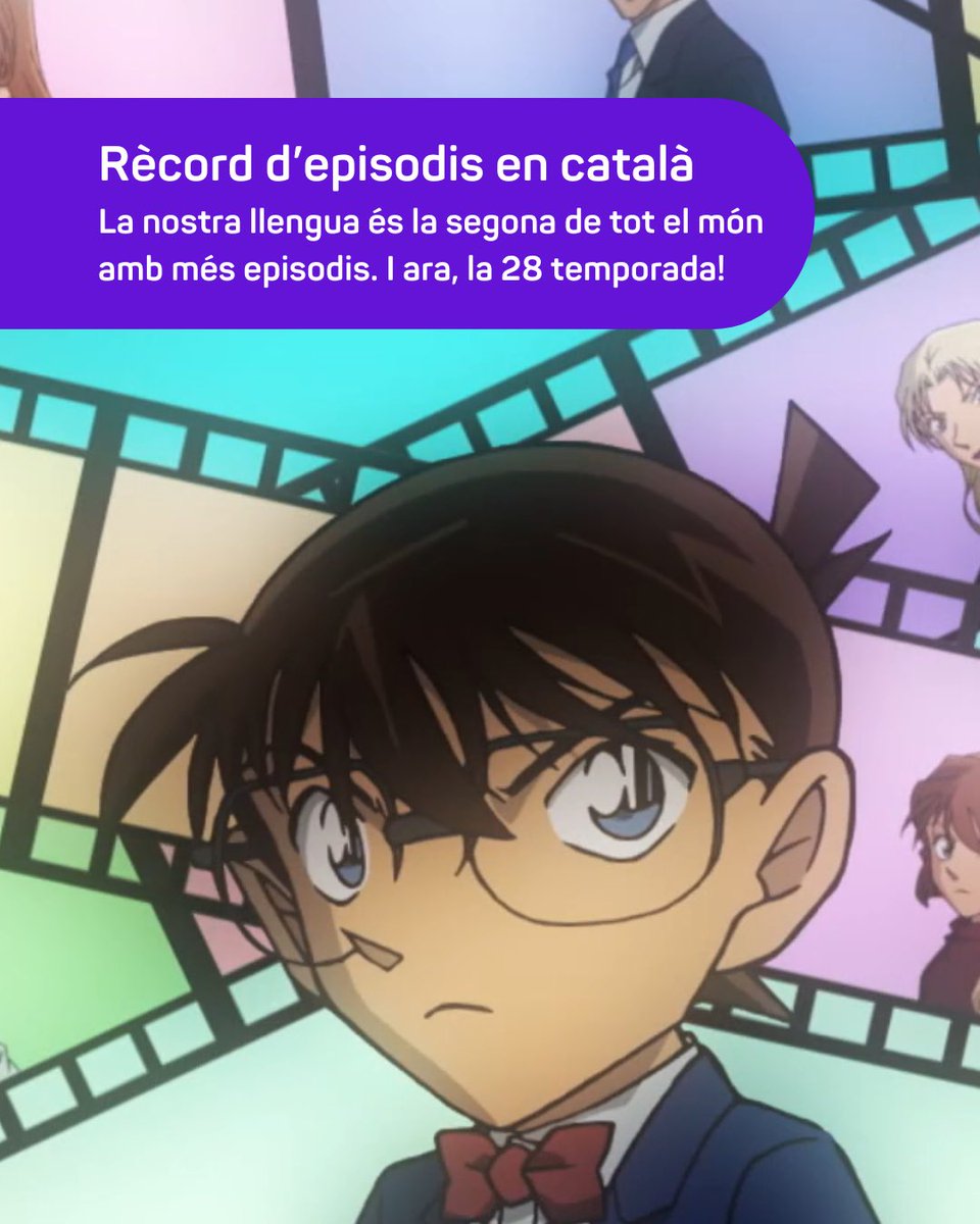 🔎 Ja hem estrenat la 28a temporada d’“El detectiu Conan”, tot un clàssic de l’anime. Saps quines curiositats amaga la sèrie? Alguna més que vulguis compartir? Explica’ns-ho!

Els nous capítols ja estan disponibles al web del SX3 i a la plataforma digital <a href="/som3cat/">3Cat</a>.

#animeSX3