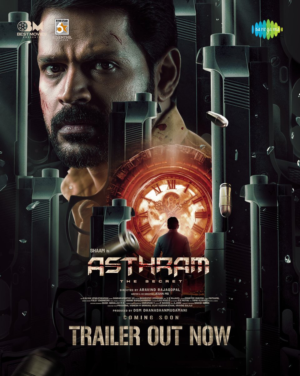 Saregama South (@saregamasouth) on Twitter photo Get Ready For a Spine-Chilling Ride! #Asthram Trailer is Officially Out Now! 🎬😶🌫
🔗 youtu.be/3vpL__I4S-w
<a href="/five_senthil/">Five Star Senthil</a> <a href="/BestMoviesprod/">Best Movies</a> <a href="/iamaravindraja/">Aravind Rajagopal</a> <a href="/msjegan353917/">Jegan Ms</a> <a href="/Nira_offl/">Nira</a> <a href="/ranjithofcl/">Ranjith D</a> #KalyanVenkatraman <a href="/SundaramurthyKS/">Sundaramurthy KS</a> <a href="/editorbhoopathy/">Bhoopathy</a> Get Ready For a Spine-Chilling Ride! #Asthram Trailer is Officially Out Now! 🎬😶🌫
🔗 youtu.be/3vpL__I4S-w
<a href="/five_senthil/">Five Star Senthil</a> <a href="/BestMoviesprod/">Best Movies</a> <a href="/iamaravindraja/">Aravind Rajagopal</a> <a href="/msjegan353917/">Jegan Ms</a> <a href="/Nira_offl/">Nira</a> <a href="/ranjithofcl/">Ranjith D</a> #KalyanVenkatraman <a href="/SundaramurthyKS/">Sundaramurthy KS</a> <a href="/editorbhoopathy/">Bhoopathy</a>