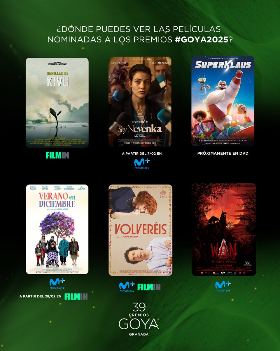 Premios Goya (@premiosgoya) on Twitter photo 