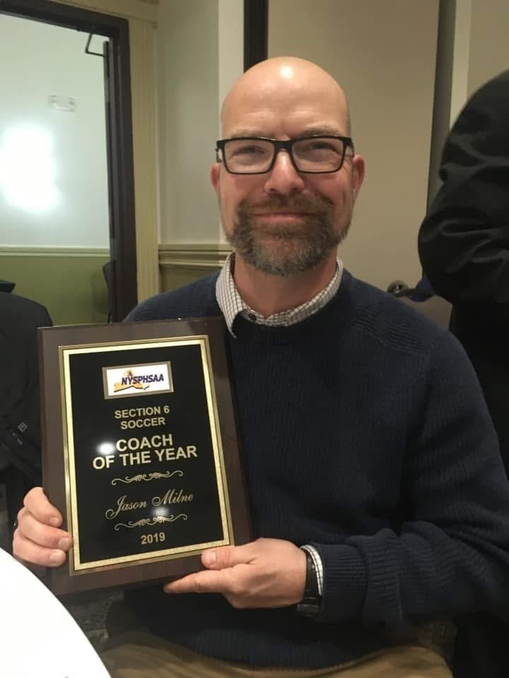 BishopTimonHigh's tweet photo. Bishop Timon would like to announce the hiring of our new Varsity Soccer Coach,  and former Section VI  Girls Coach of the Year (2019, 2023) Jason Milne.

Thank you to Coach Tom Finn for his contributions to the team the past 6 seasons and wish him all the best in his retirement! https://t.co/jZwnPYRGL0