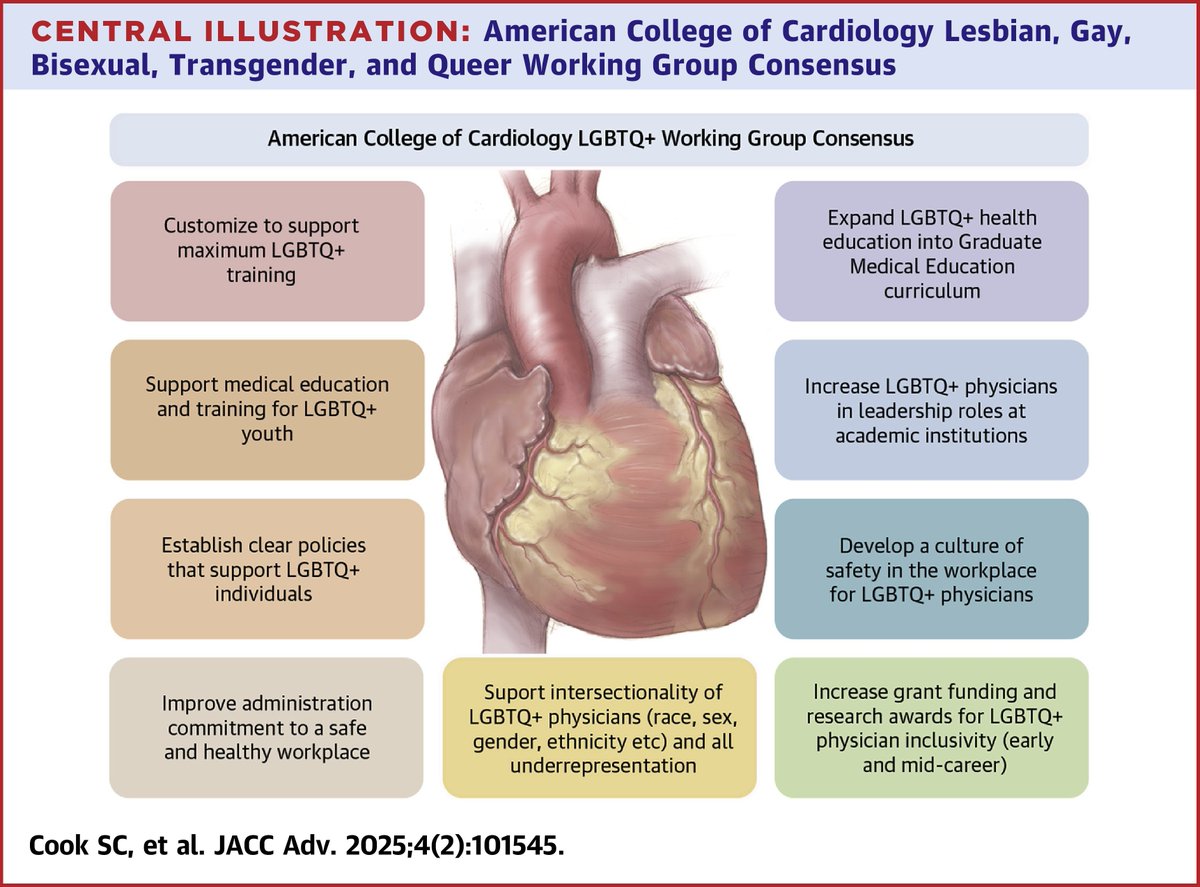 American College of Cardiology (@accintouch) on Twitter photo .<a href="/stephencookmd/">Stephen Cook</a>, et al., conducted a voluntary survey of #ACCFITs & #ACCEarlyCareer cardiologists to evaluate #LGBTQ+ representation, potential sources of mistreatment & measures of wellness among the cardiovascular workforce.
🔗 bit.ly/4gkTjms #ACCPride #JACCAdvances .<a href="/stephencookmd/">Stephen Cook</a>, et al., conducted a voluntary survey of #ACCFITs & #ACCEarlyCareer cardiologists to evaluate #LGBTQ+ representation, potential sources of mistreatment & measures of wellness among the cardiovascular workforce.
🔗 bit.ly/4gkTjms #ACCPride #JACCAdvances