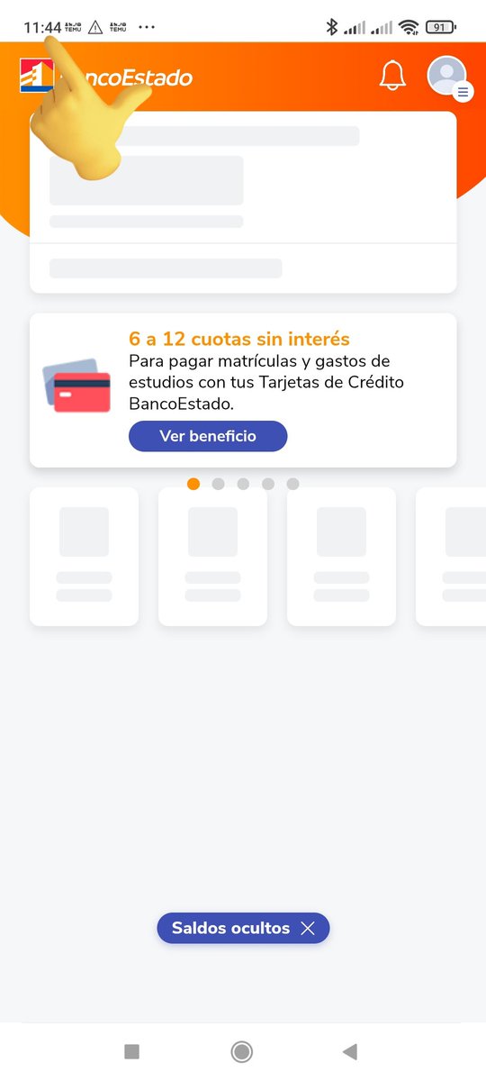 esdp69's tweet photo. Y..? @BancoEstado Aplicación SIGUE con problemas, o abre y no permite acceder a nada más, o presenta error.
¿Qué pasa con este tema?.
Se necesita solución rápida, más allá de ser fin de semana y fin de mes, hay realizar pagos y recibirlos, también transferencias varias. https://t.co/XvOAAsYsvF