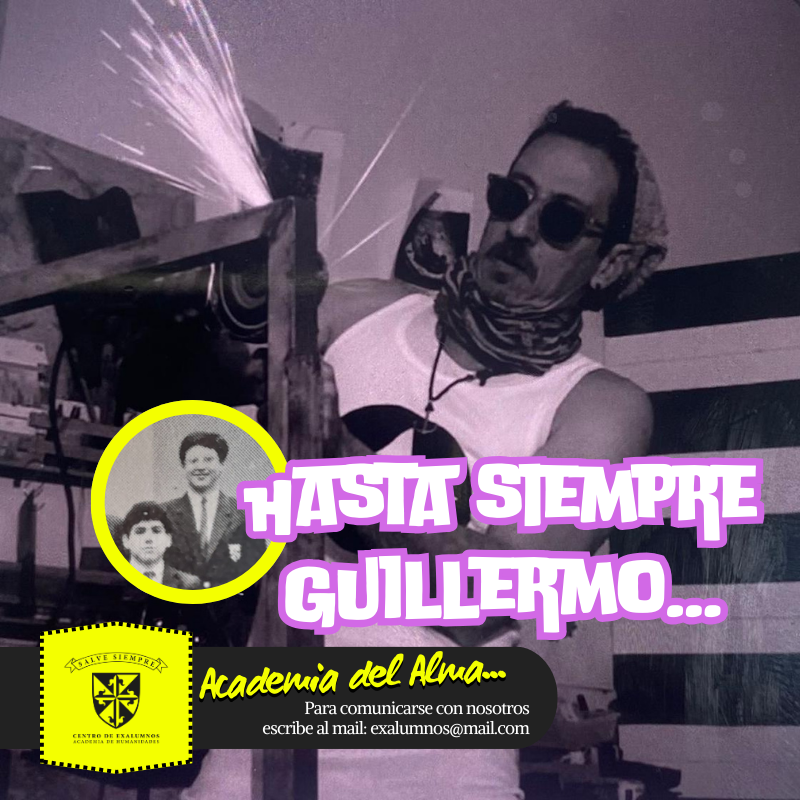 exahpd's tweet photo. Compañeros de la generación 87' nos confirman la triste noticia: El martes pasado falleció en Barcelona 🇪🇸, Guillermo Jure, producto de un infarto fulminante. Nos adherimos a la pena de sus amigos, familia y compañeros de curso.

Descansa en paz.
#SalveSiempre #AcademiaDelAlma https://t.co/KiyDplGvmI