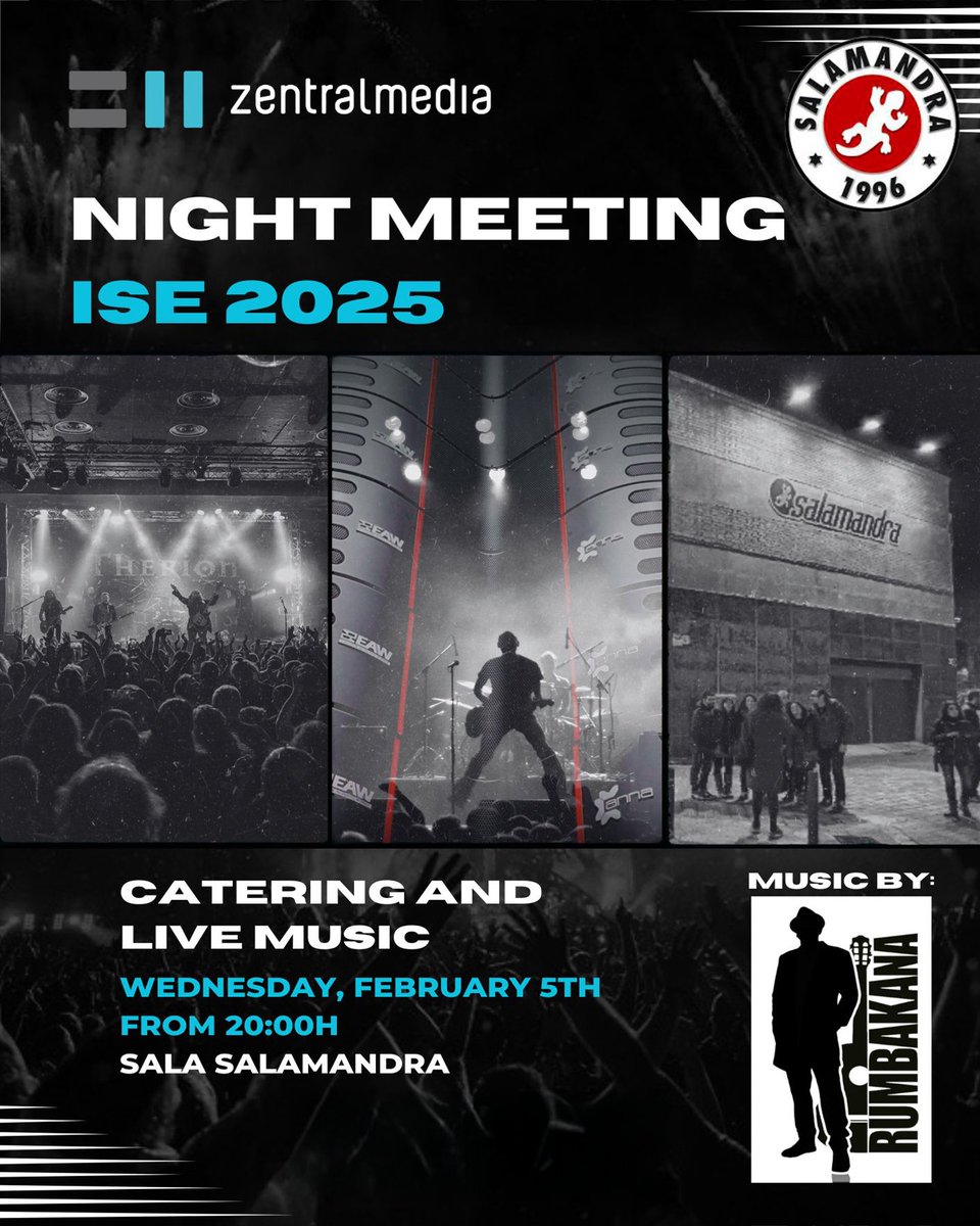 Attending ISE? Come to Salamandra on Wednesday night at 8pm to experience an EAW ADAPTive system (Anna &amp; Otto) with live music by Rumbakana. This event is hosted by Zentralmedia, EAW's distributor in Spain. See you there!