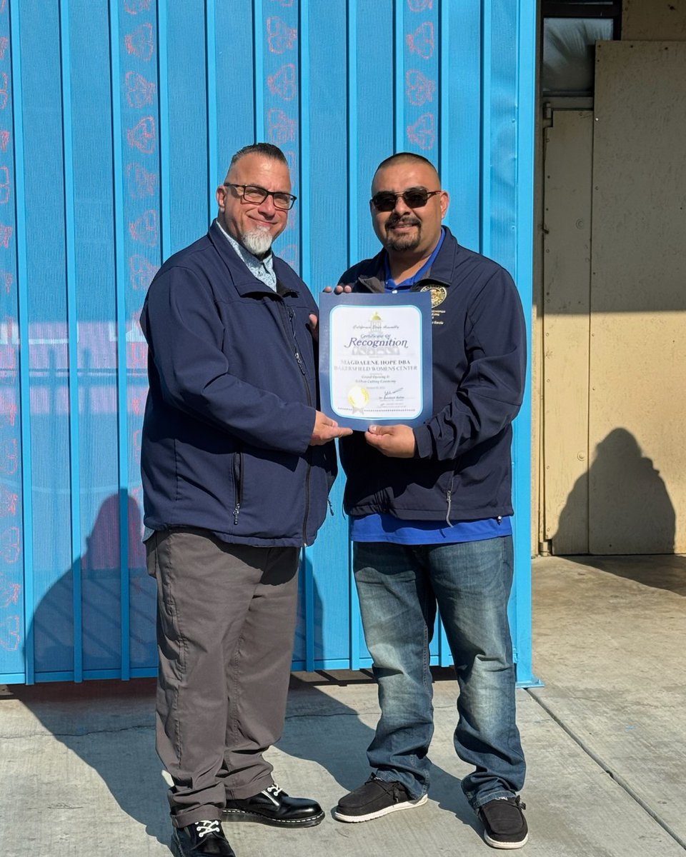 AsmJasmeetBains's tweet photo. Congratulations to Magdalene Hope's Bakersfield Women's Center on their grand opening. This safe haven will offer counseling, meals, free hygiene supplies and clothing, and care from compassionate volunteers. Thank you for work on the frontlines combatting human trafficking. https://t.co/bm9bj6OX75