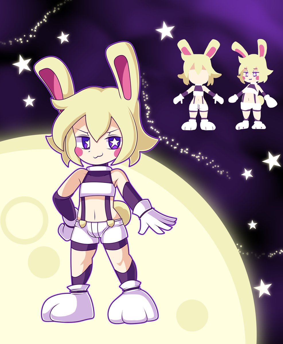 Lune: A Native moon bunny who snuck aboard Ciel's work van after a mission. They keep him around as the team pet. He has a high sex drive and is sneaky,  often orchestrating events to get Ciel into compromising positions. Sol tries to stop him but Ciel never believes her.