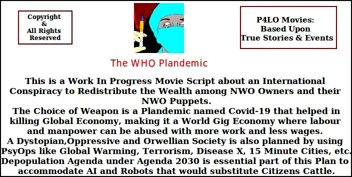 TrustNWOScience's tweet photo. The grate lie and deception of #TheWHOPlandemic. #Covid19 https://t.co/1RBAoDCFjE