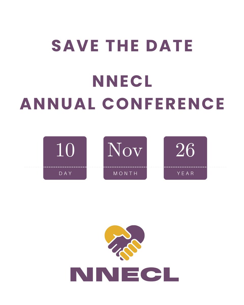 NNECL (@_nnecl) on Twitter photo We'll be announcing the theme for our annual conference in the next few weeks, meanwhile, please save the date for our event on Monday 10 November which will take place in Kings Cross, London. We'll be announcing the theme for our annual conference in the next few weeks, meanwhile, please save the date for our event on Monday 10 November which will take place in Kings Cross, London.